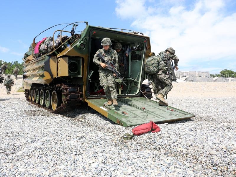 The 11 days of military exercises were designed to beef up readiness against North Korean threats. (EPA PHOTO)