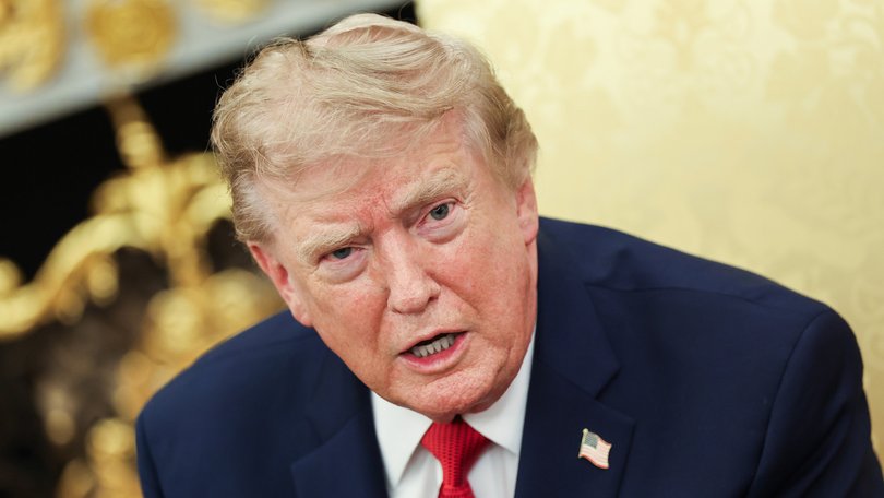A journalist has been shut down by Donald Trump after the US President demanded she ‘be quiet’ during a press appearance at the White House.