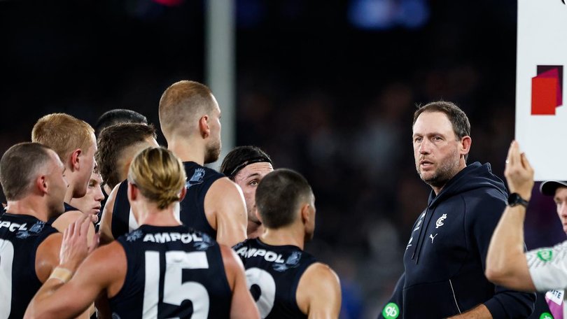Josh Fraser (right) wowed the Blues coaching panel with his presentation as well as his results. (Dylan Burns/AAP PHOTOS)