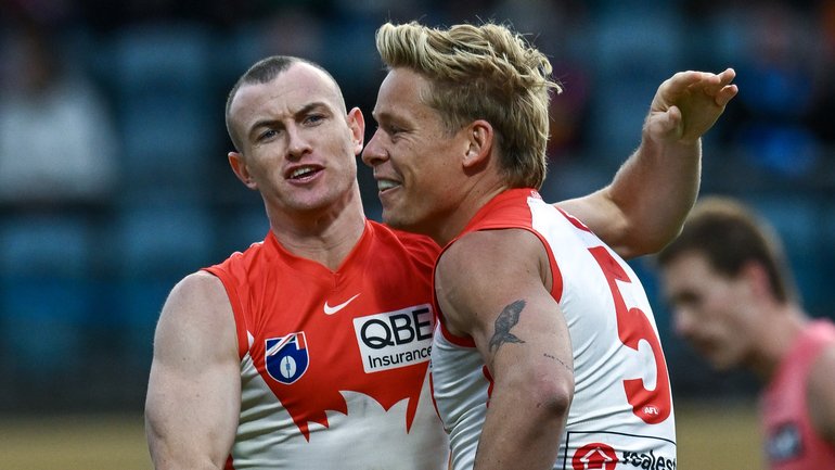 Chad Warner and Isaac Heeney.