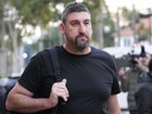 Dean Cox arriving at Swans HQ on Wednesday.
