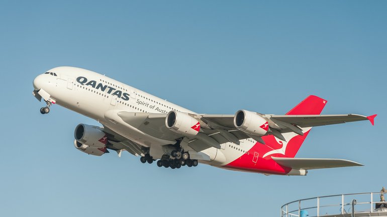 Shocking discovery inside Qantas plane after US flight.