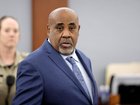 Duane Davis enters the courtroom after a break in his murder trial, related to the 1996 killing of rapper Tupac Shakur.