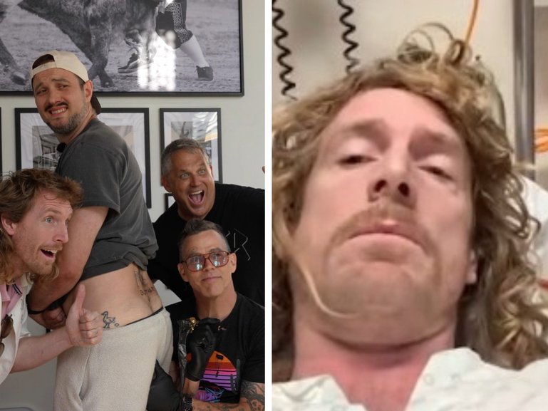 Marty and Michael recall combining with Jackass in the US, and their most painful experiences.