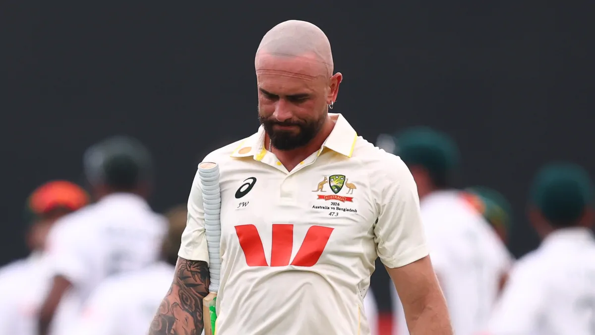 Australia has dropped Jake Weatherald for second Test match against Bangladesh Australia has dropped Jake Weatherald for second Test match against Bangladesh