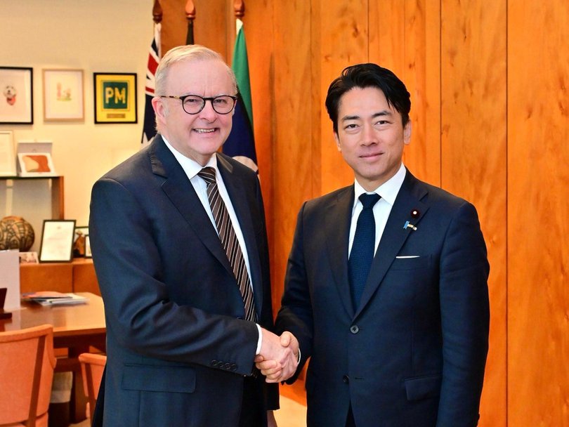 Anthony Albanese with Shinjirō Koizumi