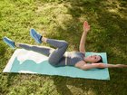 Dead bugs with diaphragmatic breathing.