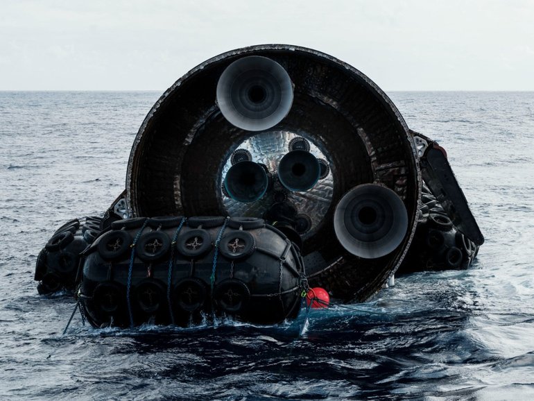 Ship 40 is a prototype of the reusable rockets SpaceX is pioneering.