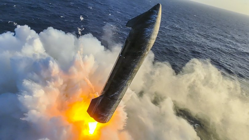 Ship 40 is a prototype of the reusable rockets SpaceX is pioneering.