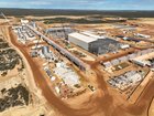 Iluka Resources' new rare earths refinery at Eneabba is how about 50 per cent complete.