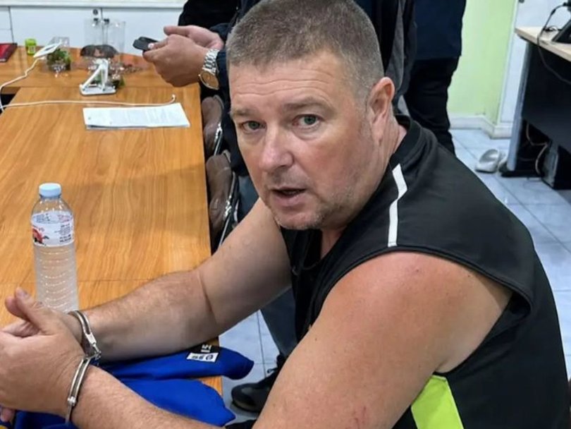 Simon Carman, 46, has been arrested and charged with the alleged murder of the teenager. Picture: Pattaya News