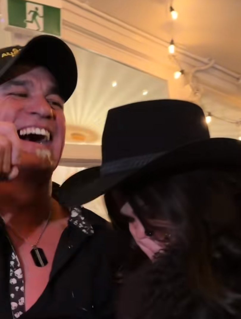 The What About Me singer laughing after his set had the actress crying for the second time that night.
