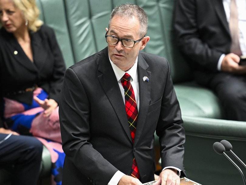 Andrew Wallace crossed the floor in protest of the Coalition’s support for the laws. Picture: NewsWire / Martin Ollman