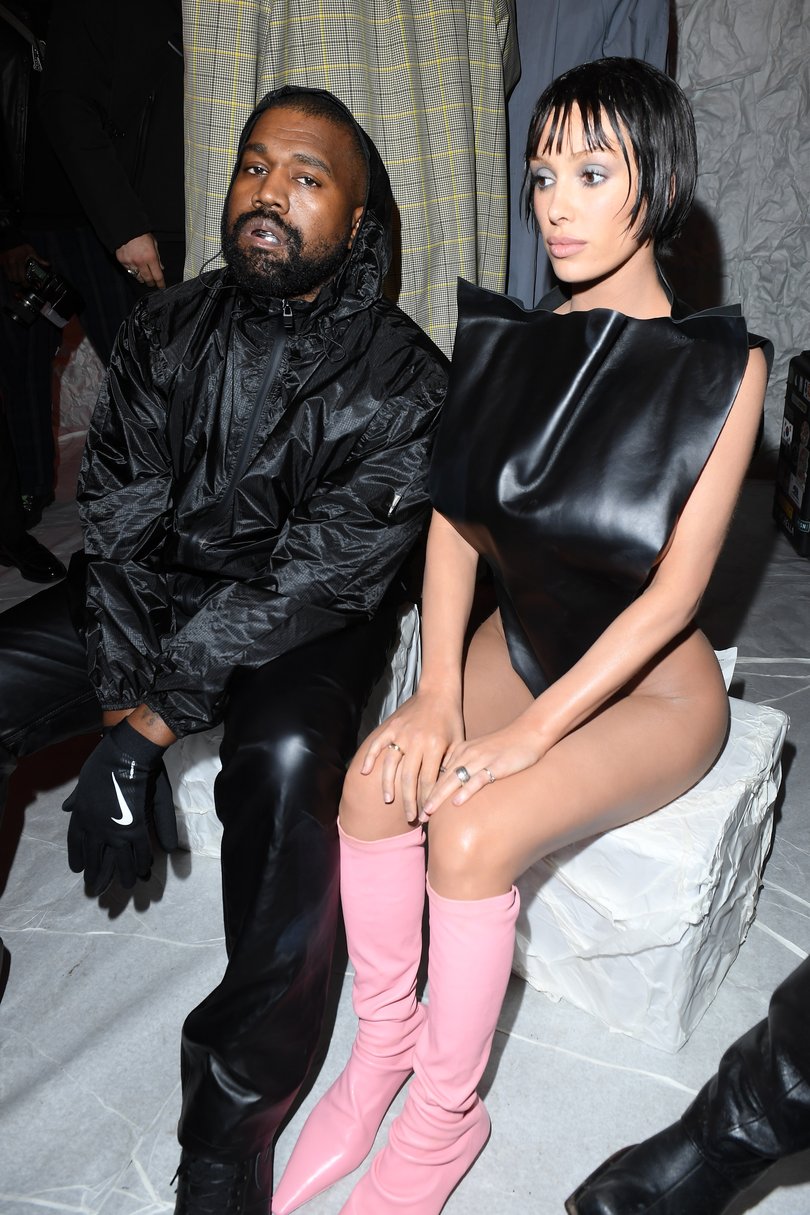 Kanye West and his partner Bianca Censori.