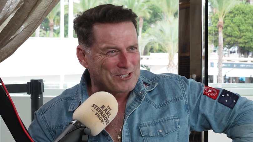Karl Stefanovic swiftly departed Nine after he published a controversial podcast featuring British far-right commentator Tommy Robinson. Picture: YouTube