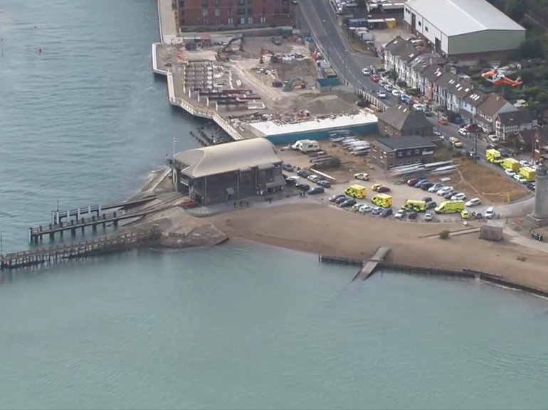 Three members of the same family have died and a fourth is fighting for life after they were swept into difficulty at a beach in England.