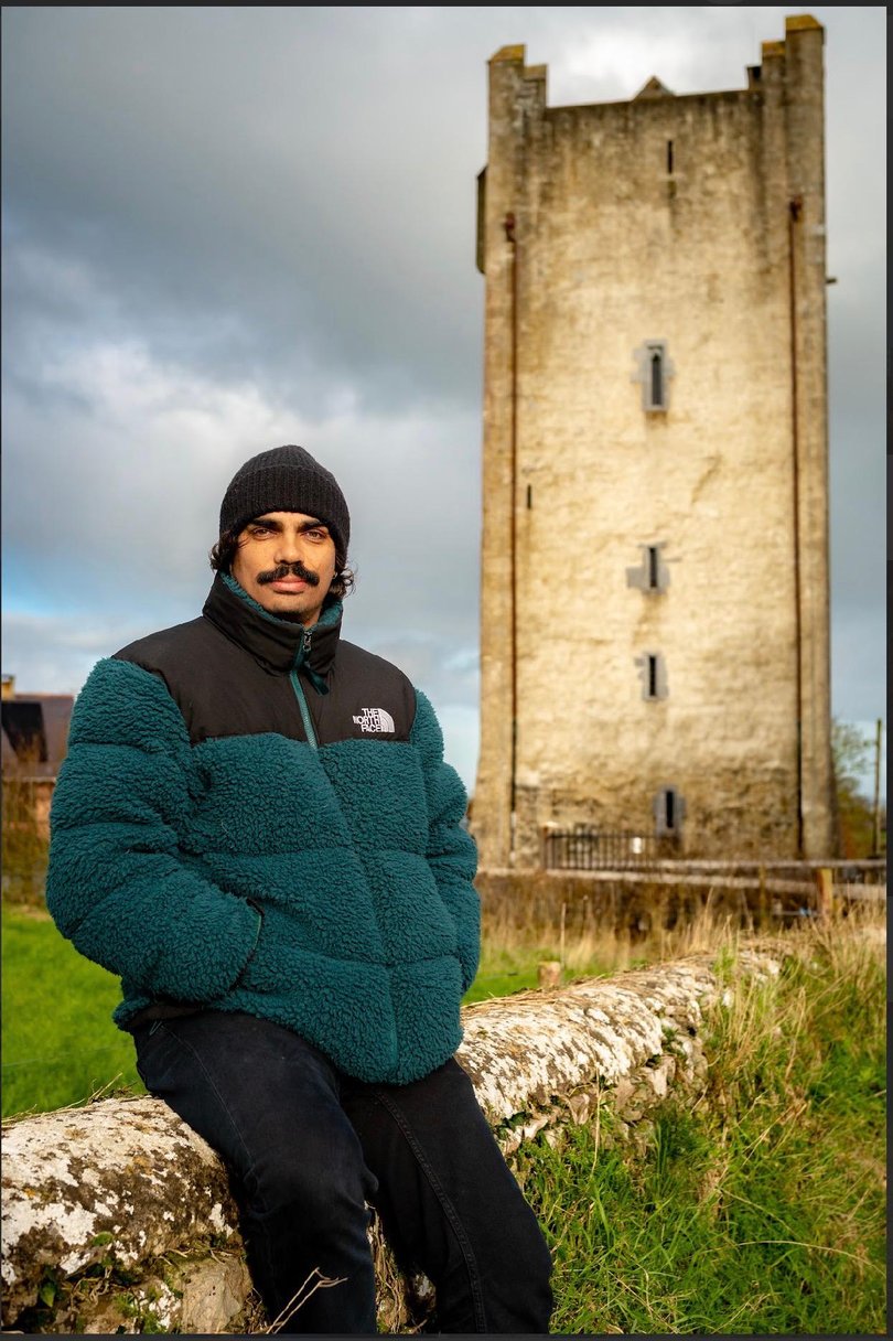 Ireland has threaded its way through the life of Australian TV presenter and former AFL player Tony Armstrong. 