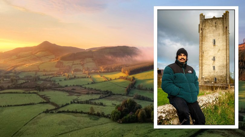 Ireland has threaded its way through the life of Australian TV presenter and former AFL player Tony Armstrong.
