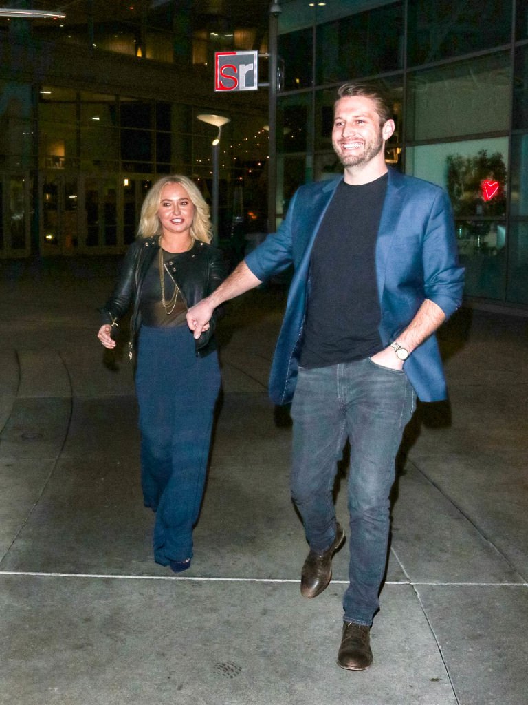 Hayden Panettiere and on-again, off-again boyfriend Brian Hickerson in 2019.