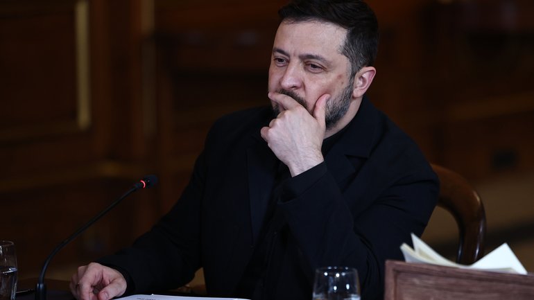 Ukraine's President Volodymyr Zelensky.