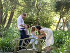 Prince Harry with Meghan and their children in December 2025.
