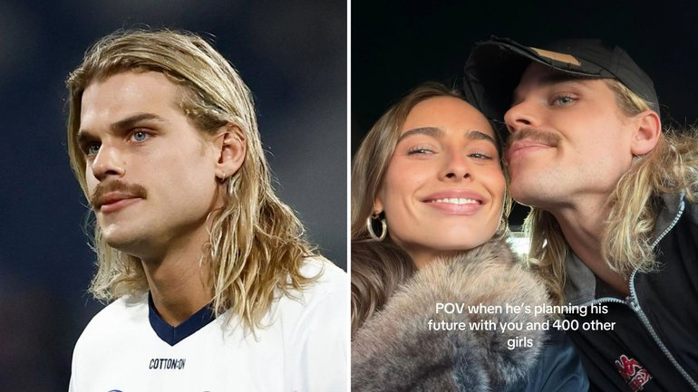 The AFL star shared a solo mirror selfie on Thursday, only for his mum to call him out.