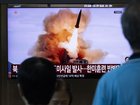 North Korea fired an unidentified projectile off its east coast, South Korean media reported. (EPA PHOTO)