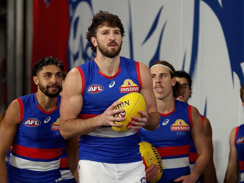 Marcus Bontempelli is captain of the Western Bulldogs.