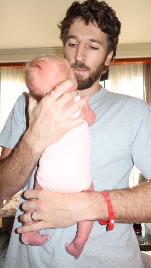 Marcus Bontempelli and daughter Daisy.