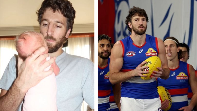 Marcus Bontempelli and his wife Neila have welcomed the birth of their first child.