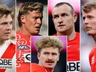 James Jordon, Isaac Heeney Chad Warner, Nick Blakey, Riley Bice (inset)