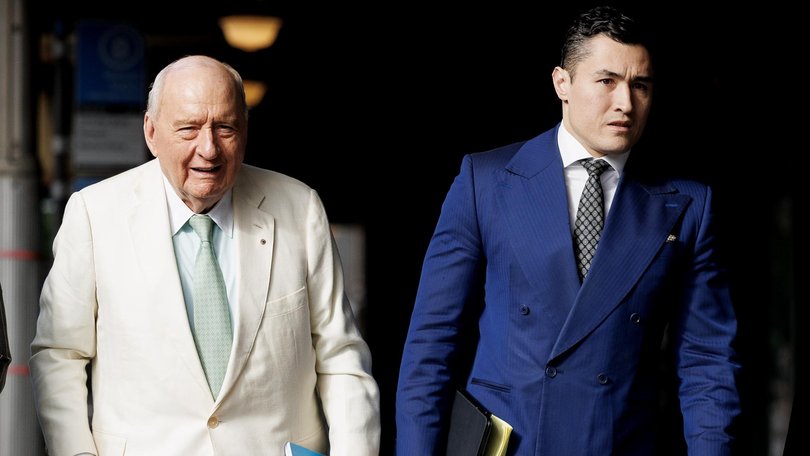 Alan Jones (left) has pleaded not guilty to 22 charges. Picture: NewsWire / Nikki Short