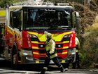An 87-year-old woman and two five-year-old girls were inside the home when it was engulfed in flames. 