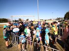 Plenty of spectators are in for the first ever Test match in Mackay.
