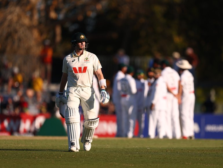 Australia’s batters had yet another misfire after a stunning early effort from their bowlers.