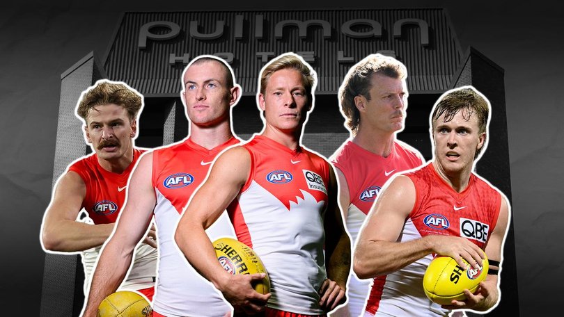 Sydney say the only people linked to club in the hotel room are the five players.