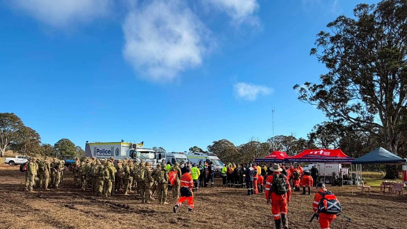 The search for missing teenager Lily Hooper, who has now been missing for 8 days, continues in the Nattai National Park. Picture: NewsWire Handout