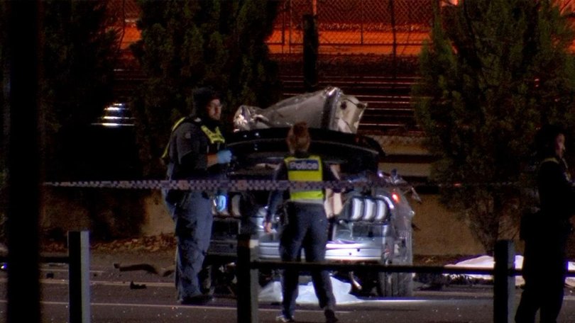 A woman was injured during the crash and taken to hospital with arm injuries.