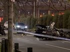 Man killed after crashing stolen car in East Melbourne.