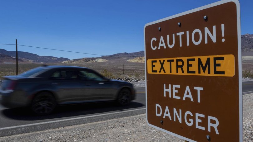 Death Valley is one of the hottest places on Earth with temps forecast to hit 47C this weekend. (AP PHOTO)