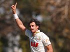 Mitchell Starc has 10 wickets in Mackay.