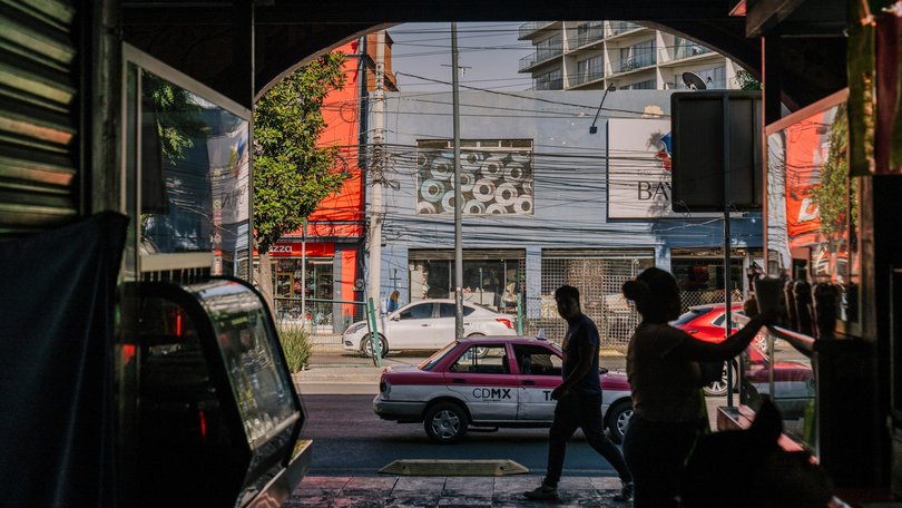 People at the Mercado Melchor Múzquiz in the San Ángel neighborhood of Mexico City. Markets are magnets for tourists, and some are becoming more crowded and expensive as visitors flock to them. 