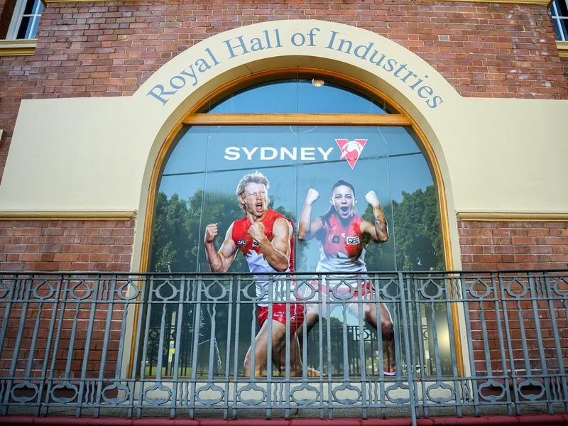 The Sydney Swans headquarters has had a pall cast over it this week due to serious allegations. (Bianca De Marchi/AAP PHOTOS)
