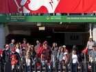 A number of fans lect the SCG following AFLW Swans game before the start of the men’s game against North Melbourne. NewsWire / Nadir Kinani