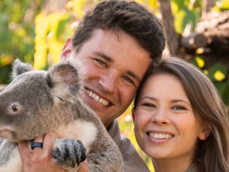 Bindi Irwin has sent the internet into a frenzy after she posted a photo of her husband Chandler Powell topless and flexing on social media.