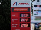 Fuel prices continue to return to pre Middle East conflict prices. Ampol on Harbourne St, Glendalough.