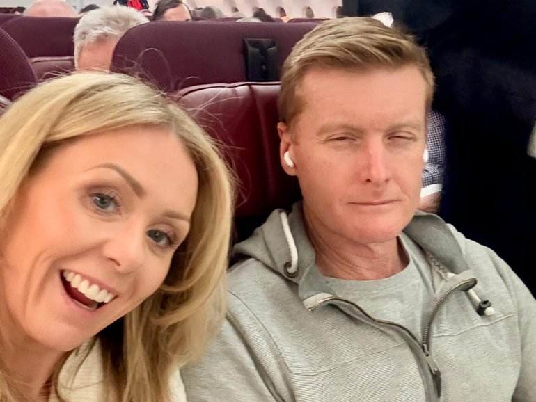 Ben Harvey used to be an efficient traveller but over the past few years he has lost my match fitness because he is usually flying with his better half Grace.
