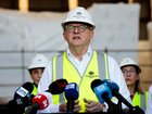Prime Minister Anthony Albanese speaks to media during a press conference at BAE Systems Australia in Perth.