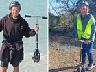 Bob Brown rode more than 4500 kilometres across Australia on a scooter.