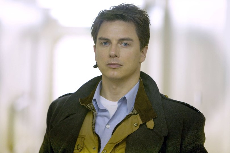 John Barrowman as Captain Jack Harkness in Doctor Who.